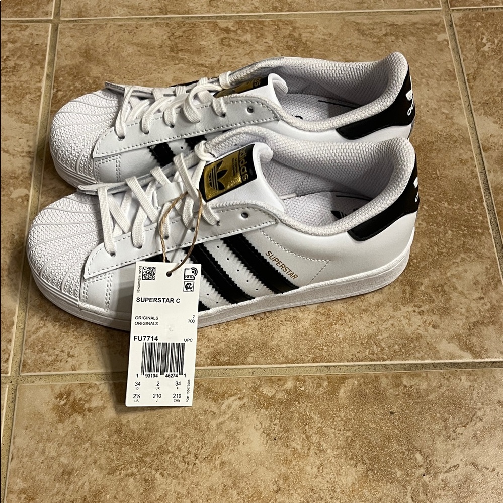 adidas Kids Sneakers in Blue and White